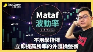 Mataf波動率－不用學指標，立即提高勝率的外匯操盤術